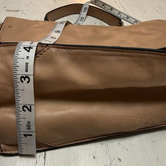 Tory Burch Priscilla Satchel Caramel Brown Size Medium - Picture 10 of 12